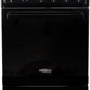 Premium Levella PRE2027GB 20 in Freestanding Electric Range with 4 Coil Burners and 2.2 Cu. Ft. Single Oven Capacity with Lower Storage Drawer in Black